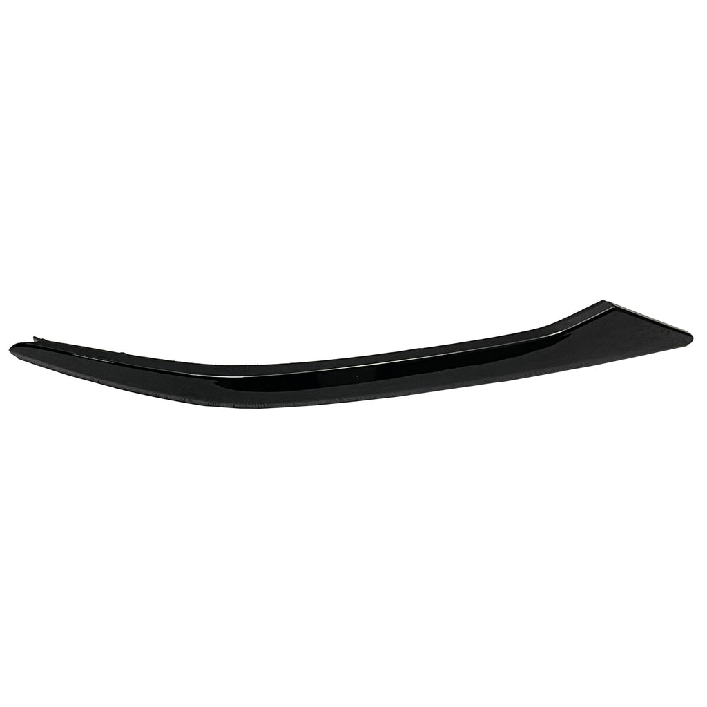 Frontont Passenger Side Bumper Cover Molding [below Fog Lamp] For 3.5 Liter Models [except Type S] Painted Gloss Black For Acura Mdx 2022-2024(AC1047104)