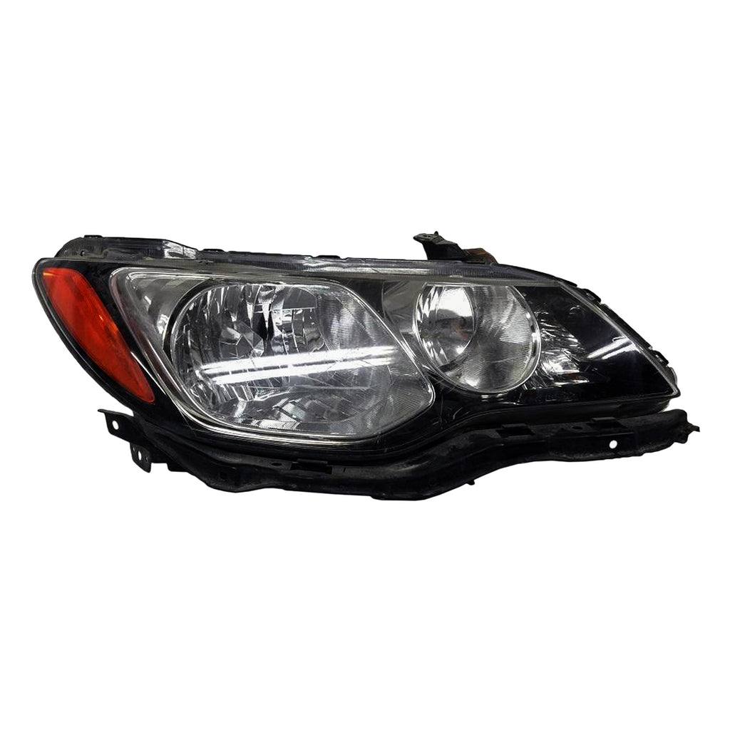 Reconditioned Oe Passenger Side Halogen Headlight Lens And Housing For Acura Csx (canada) 2009-2011(AC2519124R)