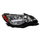 Reconditioned Oe Passenger Side Halogen Headlight Lens And Housing For Acura Csx (canada) 2009-2011(AC2519124R)