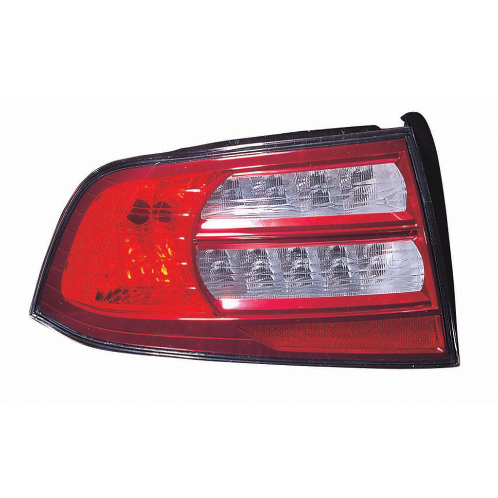 CAPA Certified Driver Side Tail Light Lens And Housing For Acura Tl 2007-2008(AC2818107C)