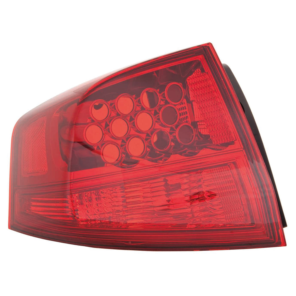 CAPA Certified Driver Side Outer Tail Light Lens And Housing For Acura Mdx 2010-2013(AC2818117C)