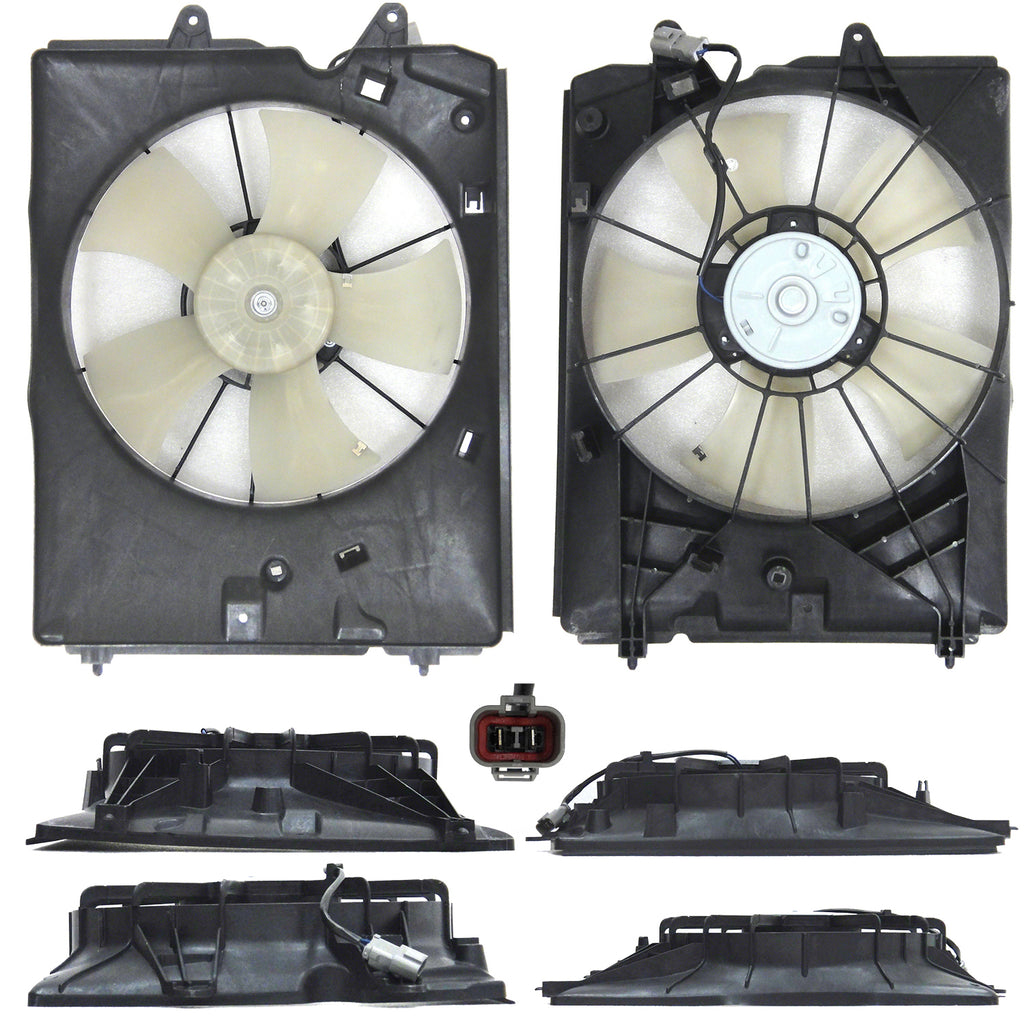Radiator Fan Assembly Left Hand For Acura Mdx 2007-2009(AC3115117)