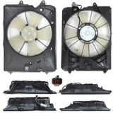 Radiator Fan Assembly Left Hand For Acura Mdx 2007-2009(AC3115117)