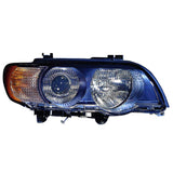 Reconditioned Oe Driver Side Hid Headlight Lens And Housing For Bmw X5 2000-2003(BM2518109R)