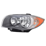 CAPA Certified Driver Side Halogen Headlight Lens Housing For Bmw 1 Series 2008-2011(BM2518118C)