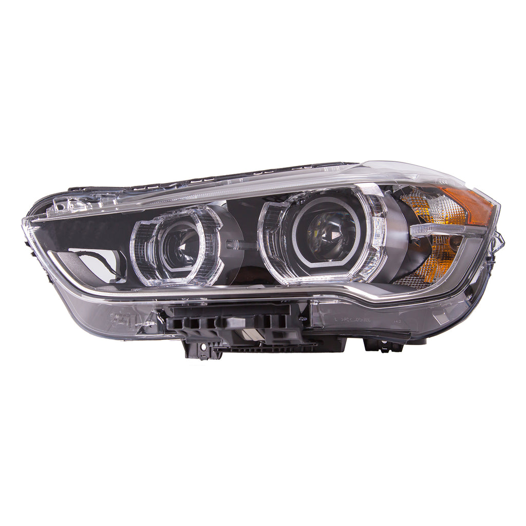 Reconditioned Oe Driver Side Led Headlight Lens And Housing For Bmw X1 2017-2019(BM2518174R)