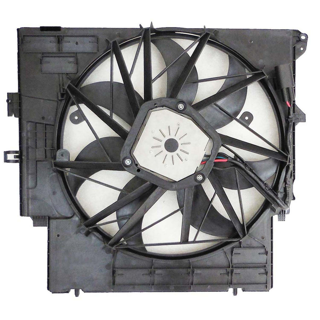Radiator And Condenser Fan Assembly With One Big Fan For Bmw X4 2015-2018(BM3115133)