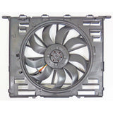 Radiator And Condenser Fan Assembly With One Big Fan For Bmw 530e Sedan 2018-2022(BM3115139)