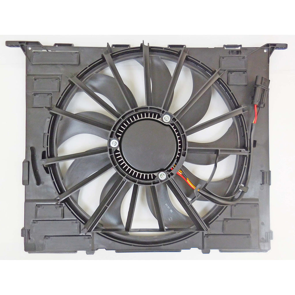 Radiator And Condenser Fan Assembly With One Big Fan For Bmw 5 Series (2011-) 2017-2023(BM3115140)