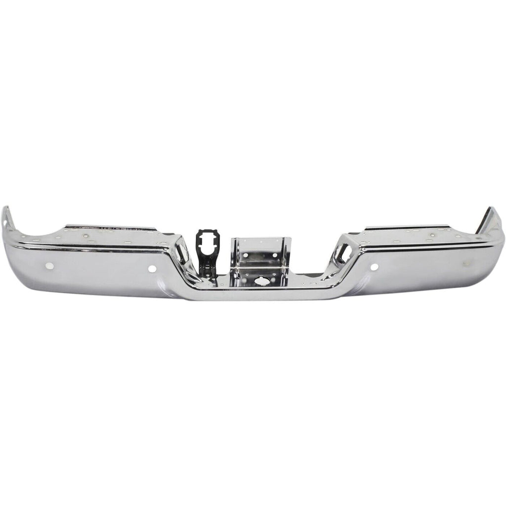 Bumper Rear Assembly Chrome Withsensor Without Dual Exhaust For Dodge Pickup Dodge Ram1500&nbsp; - &nbsp;2002-2010 2009-2010(CH1102374)