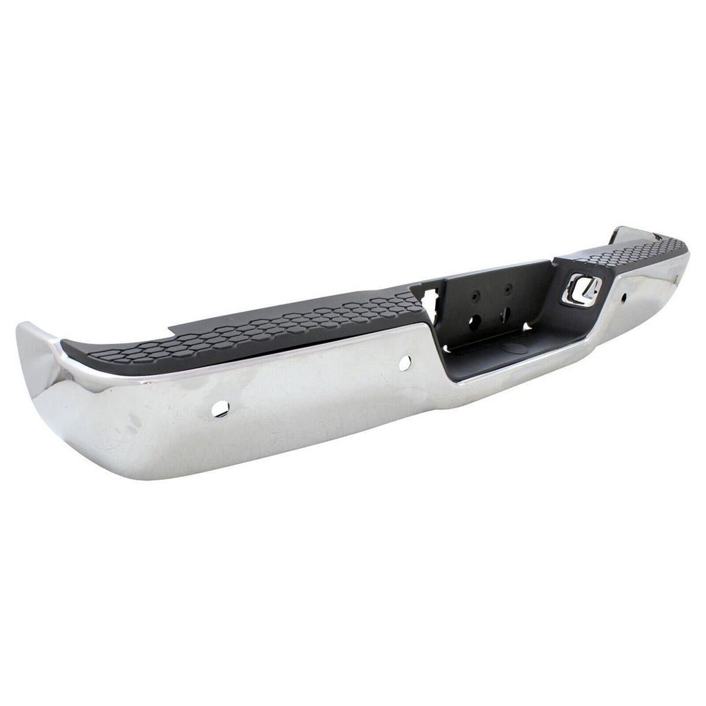 Bumper Rear Assembly Chrome Withsensor For 1500 Models Without Dual Exhaust For Dodge Pickup Dodge Ram1500&nbsp; - &nbsp;2002-2010 2009-2010(CH1103122)