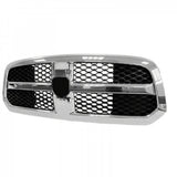 Grille Matte-black Honeycomb Withchrome Frontame Exclude Rebel/ Warlock For Ram Pickup-ram-1500&nbsp; - &nbsp;2011-2022 2013-2018(CH1200368)