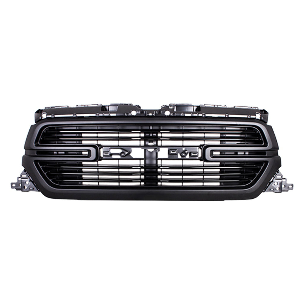 Grille Front Matte Dark Gray Without Surearound View Camera For Ram Pickup-ram-1500&nbsp; - &nbsp;2011-2022 2019-2022(CH1200429)