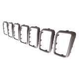 CAPA Certified Grille Trim Ring 7-piece Set For Jeep Grand Cherokee Wk 2022-2022(CH1210126C)