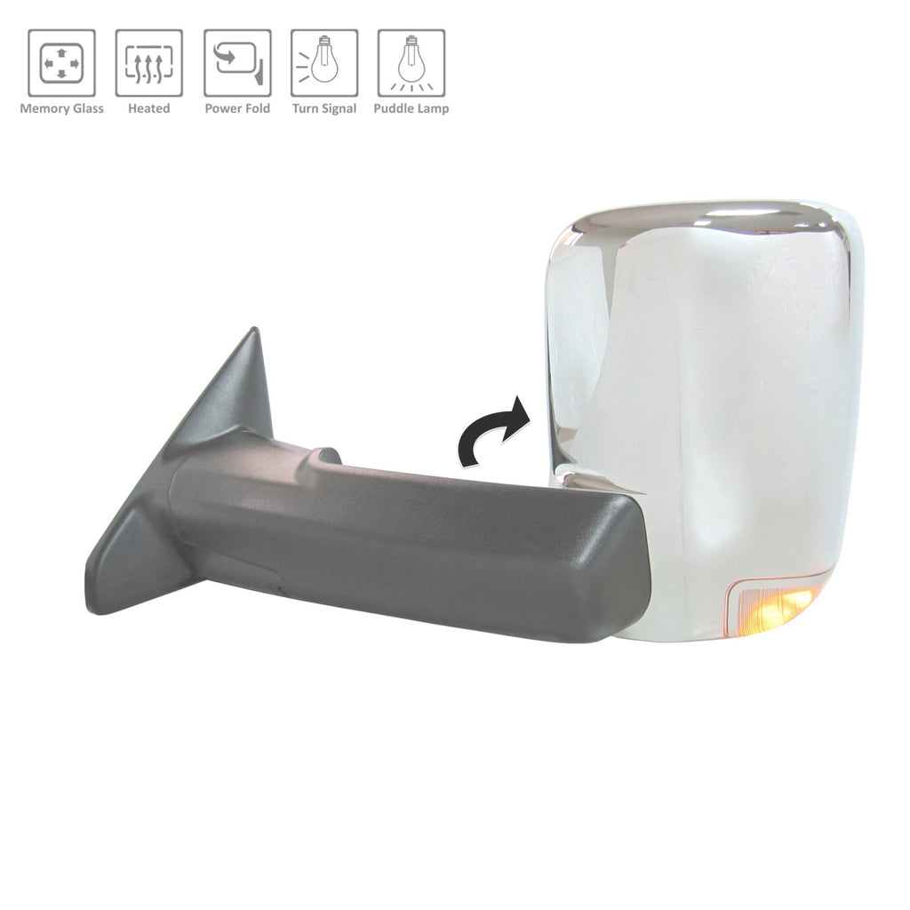 Driver Side Door Mirearor For Ram Pickup-ram-2500 2015-2018(CH1320398)