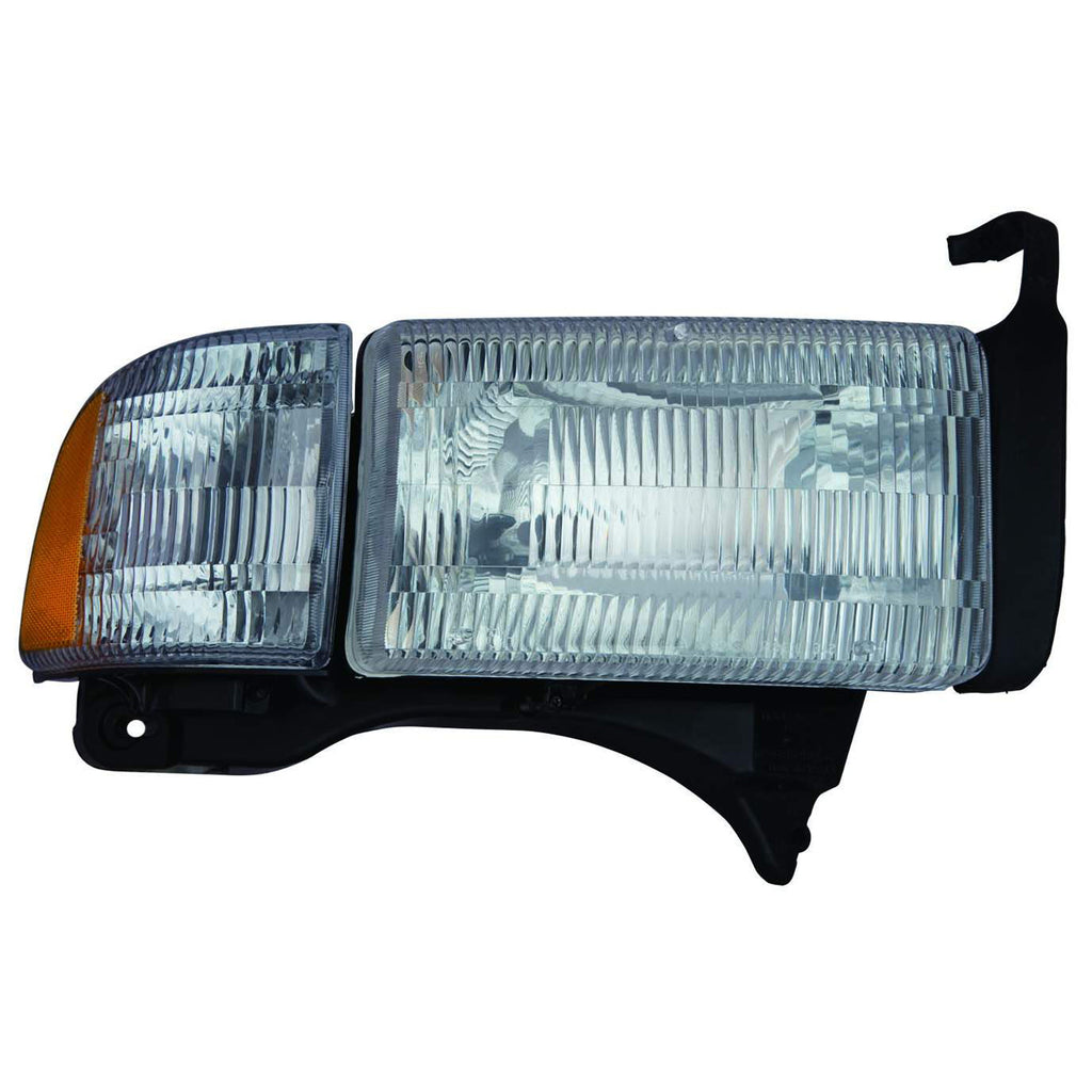CAPA Certified Passenger Side Headlight Assembly For Dodge Pickup Dodge Fullsize(-2002) 2000-2002(CH2503101C)