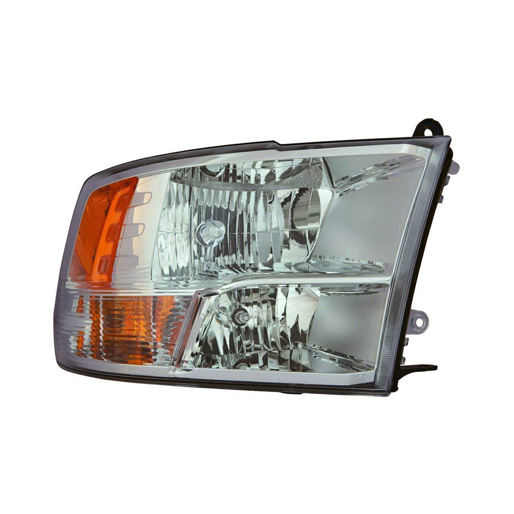 Head Lamp Passenger Side Chrome Halogen Without Drl Without Projector Type Hq For Ram Pickup-ram-1500&nbsp; - &nbsp;2011-2022 2013-2018(CH2503282)