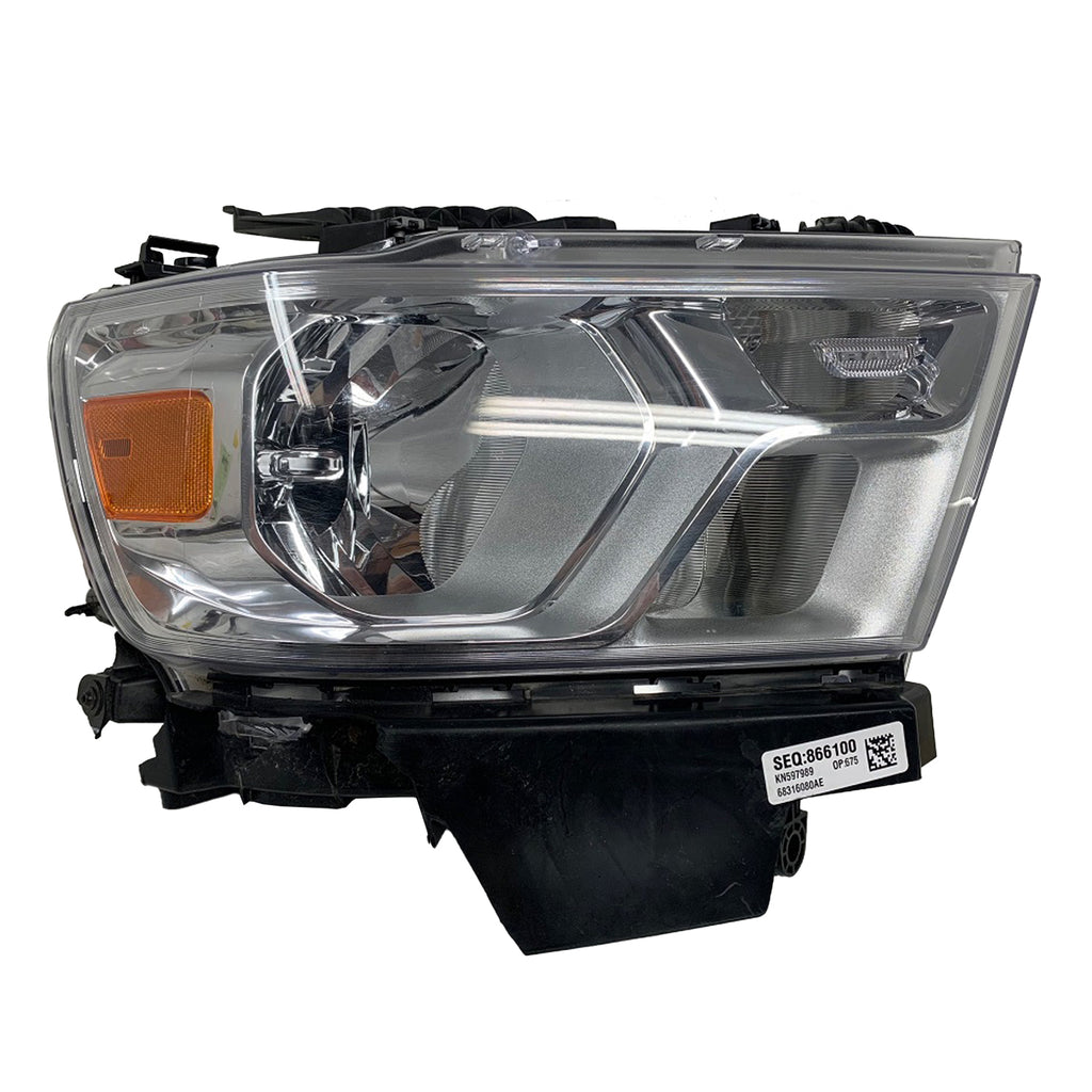 Reconditioned Halogen Passenger Side Headlight Assembly For Ram Pickup-ram-1500 2019-2024(CH2503329R)