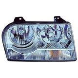 CAPA Certified Driver Side Halogen Headlight Lens And Housing For Chrysler 300 2005-2007(CH2518111C)