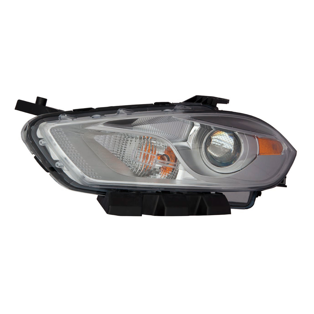 CAPA Certified Driver Side Halogen Headlight Assembly For Dodge Dart 2013-2015(CH2518143C)