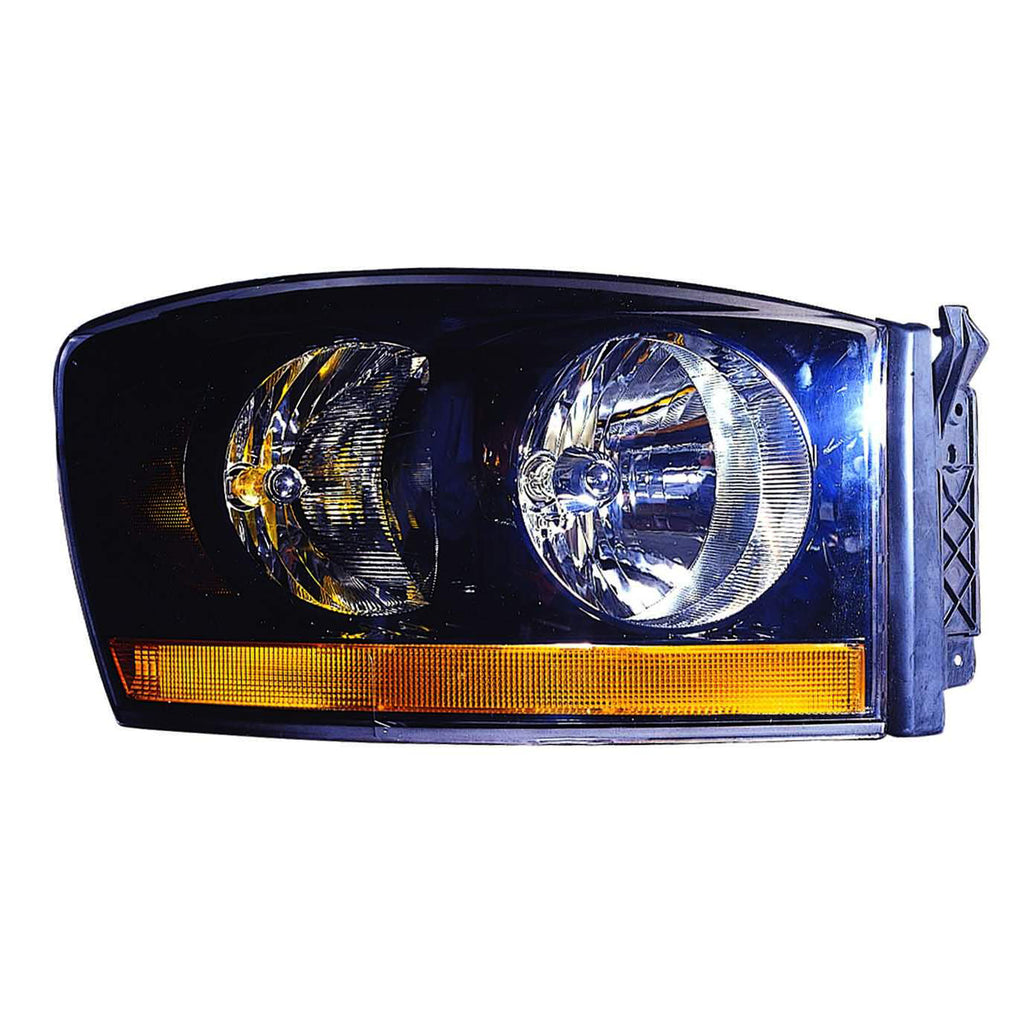 CAPA Certified Passenger Side Halogen Headlight Lens And Housing For Dodge Pickup Dodge Ram1500 2006-2006(CH2519115C)