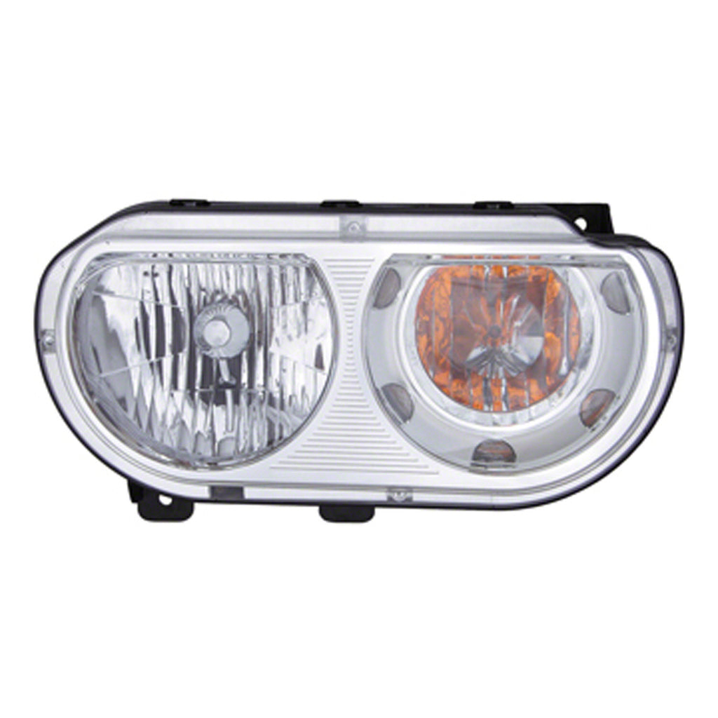 Passenger Side Halogen Headlight Assembly For Dodge Challenger 2008-2014(CH2519137V)