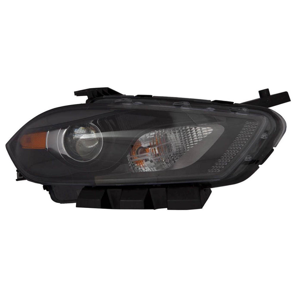 CAPA Certified Passenger Side Halogen Headlight Lens And Housing For Dodge Dart 2016-2016(CH2519150C)