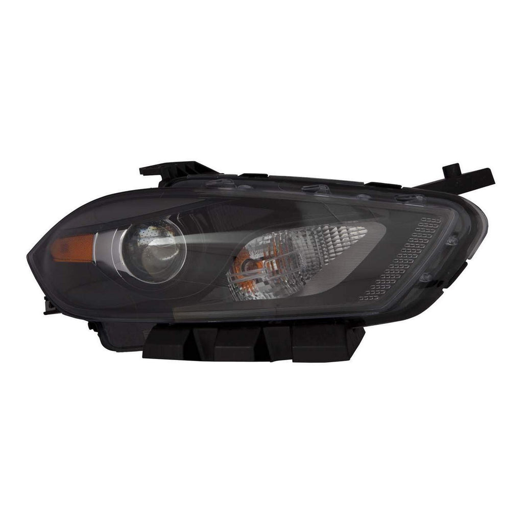 Reconditioned Oe Passenger Side Halogen Headlight Lens And Housing With Black Bezel For Dodge Dart 2016-2016(CH2519150R)