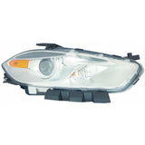 CAPA Certified Passenger Side Halogen Headlight Lens And Housing For Dodge Dart 2016-2016(CH2519151C)