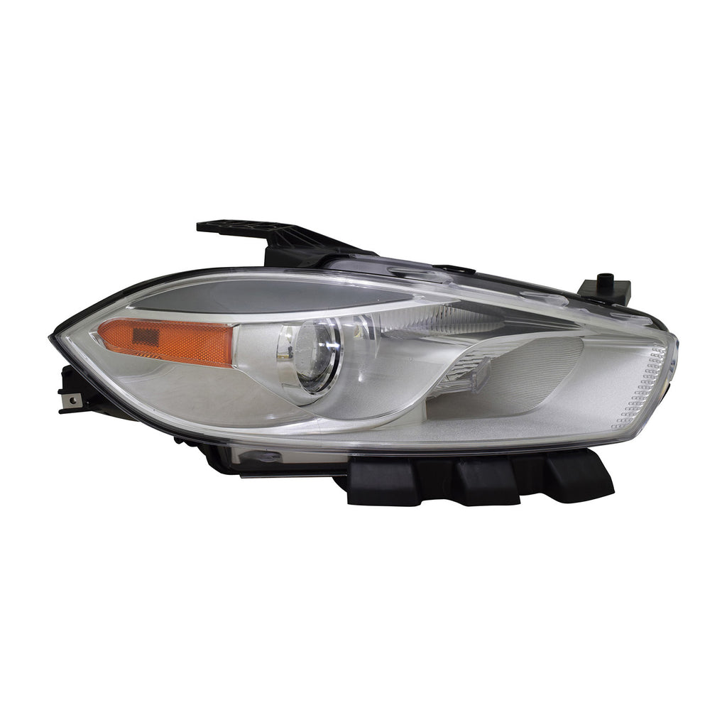 Reconditioned Oe Passenger Side Halogen Headlight Lens And Housing Chrome Bezel For Dodge Dart 2016-2016(CH2519151R)