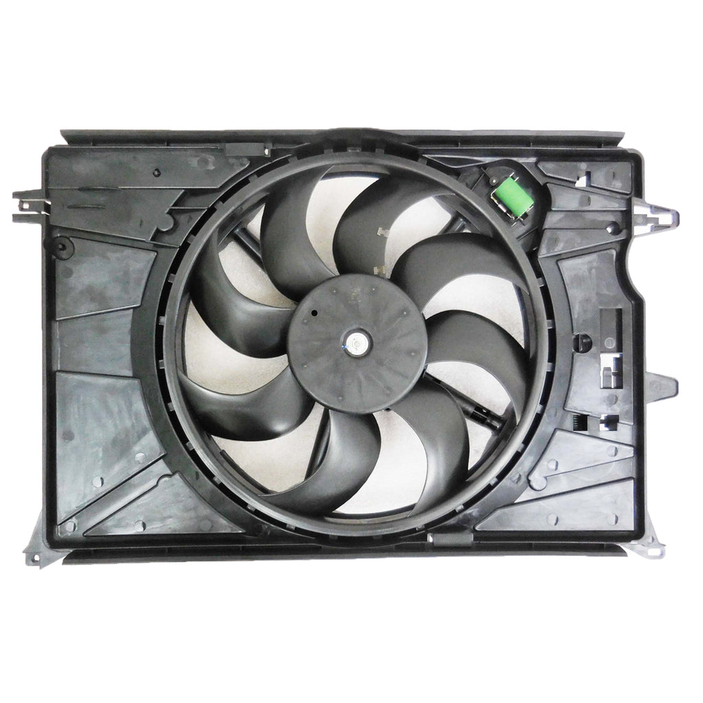 Radiator And Condenser Fan Assembly With One Big Fan For Jeep Renegade ...
