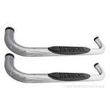 Driver And Passenger Side Pair Of Round Stainless Steel Nerf Bars For Super Cab Models For Ford Pickup Ford Lightduty 2000-2003(EFX21003)