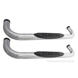 Driver And Passenger Side Pair Of Round Stainless Steel Nerf Bars For Super Cab Models For Ford Pickup Ford Lightduty 2000-2003(EFX21003)