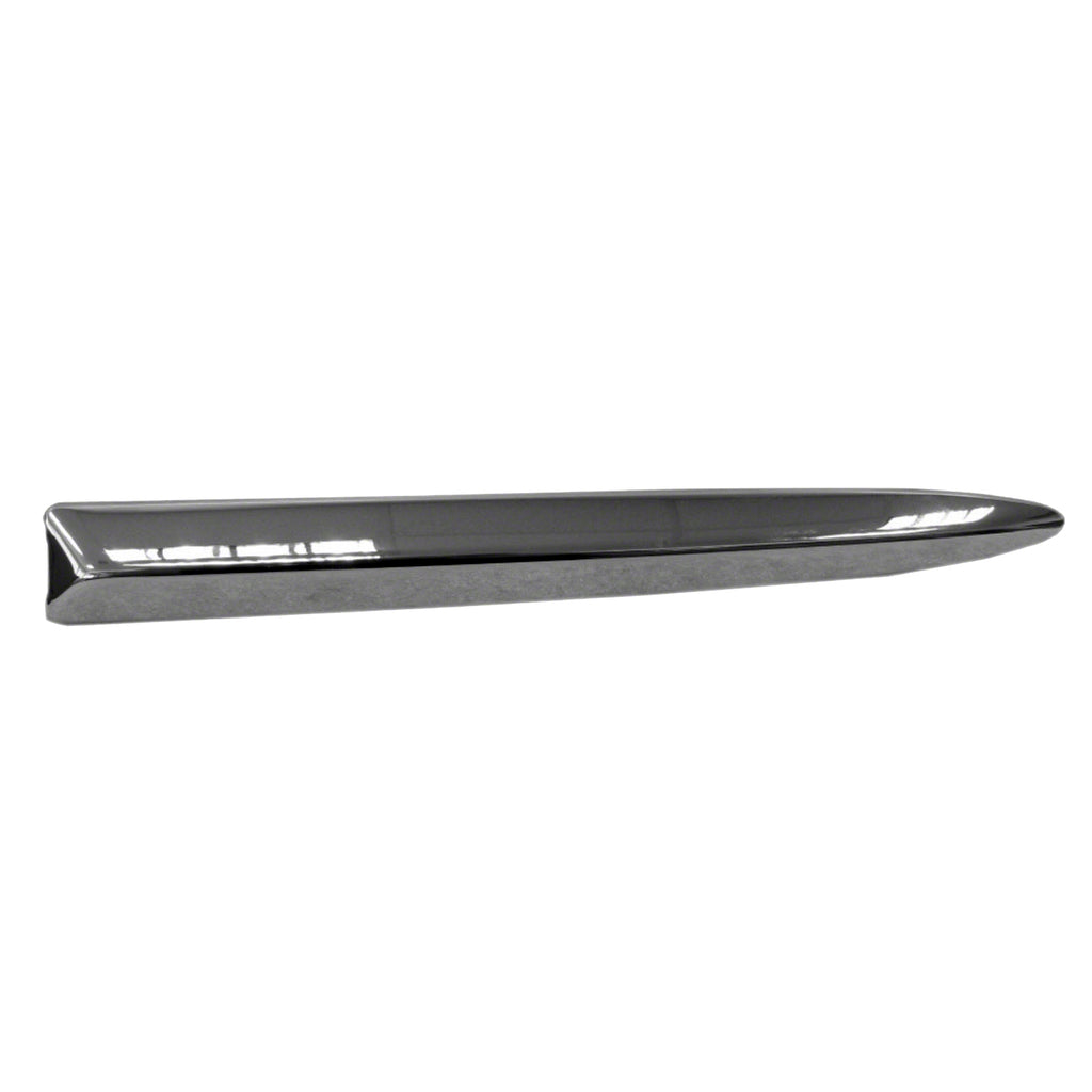 CAPA Certified Driver Side Frontont Bumper Upper Chrome Molding [fits Next To Emblem] For Fiat 500 (fiat) 2012-2019(FI1046100C)