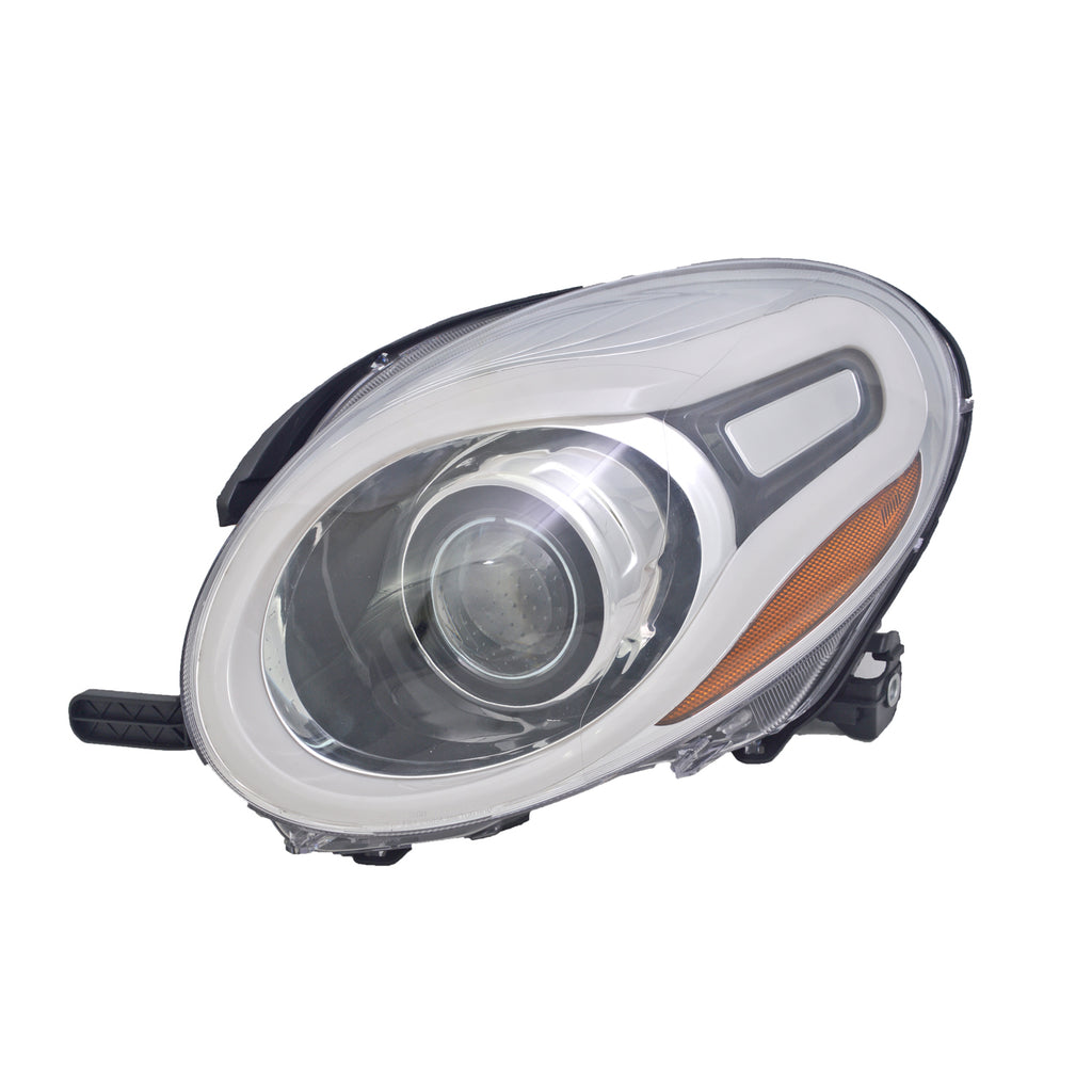Reconditioned Oe Driver Side Headlight Lens And Housing For Fiat 500 L (fiat) 2014-2018(FI2518100R)