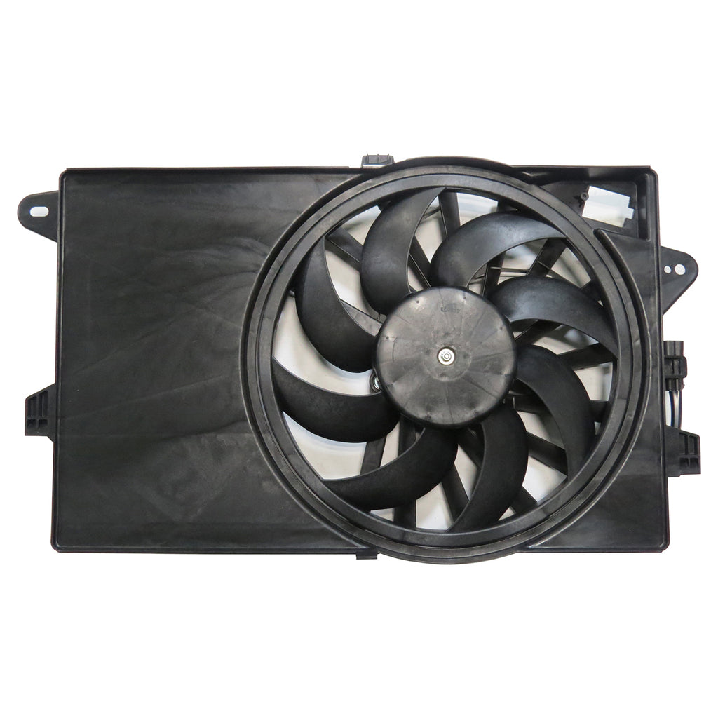 Radiator And Condenser Fan Assembly With One Big Fan For Fiat 500 (fiat) 2012-2017(FI3115103)
