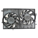 Radiator And Condenser Fan Assembly With Two Fans Side By Side For Fiat 500 (fiat) 2013-2017(FI3115105)