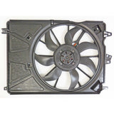 Radiator And Condenser Fan Assembly With One Big Fan For Fiat 500 X (fiat) 2019-2021(FI3115106)