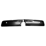 CAPA Certified Rear 2-pc Left And Right Bumper End Set [step Bumper Face Bar] Black For Ford Pickup F150 2015-2020(FO1102383C)