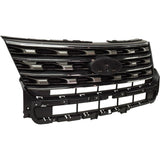 Grille Dark Gray Withchrome Base/ltd/xlt Model For Ford Explorer 2016-2017(FO1200577)