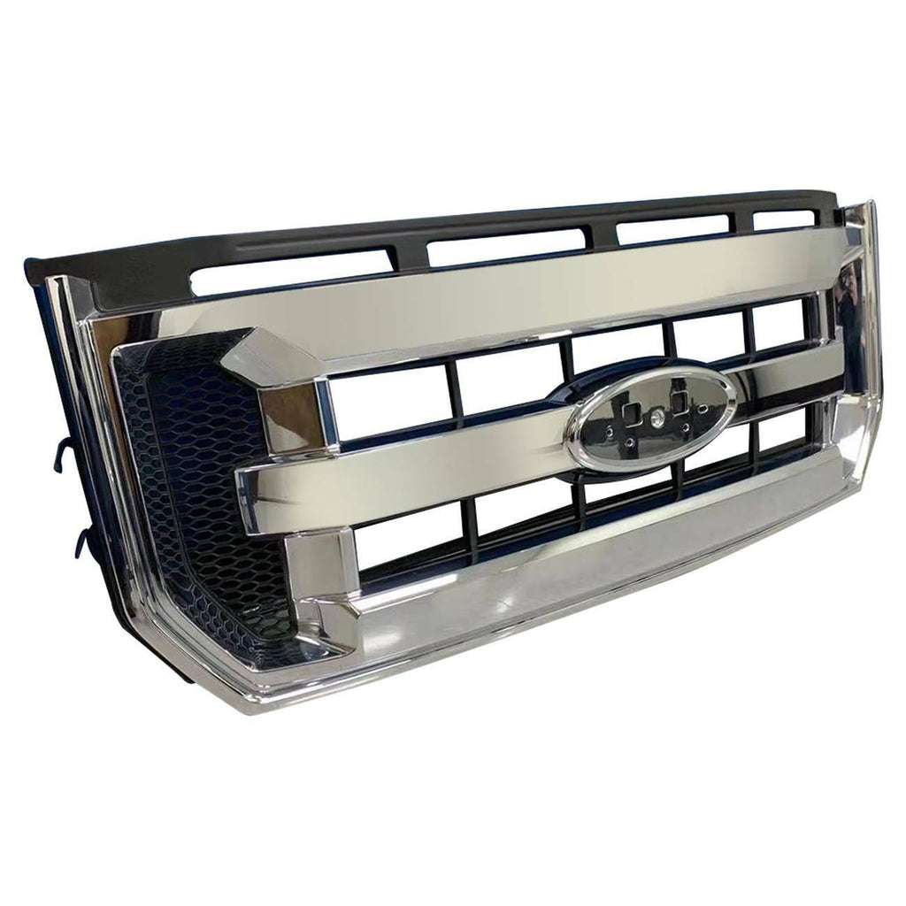 Grille Chrome 3 Bar Style Withblack Mesh For Ford Pickup F150&nbsp; - &nbsp;2015-2020 2015-2017(FO1200584)