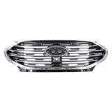 Grille Front Chrome Bar Style Withcamera Sel/titanium For Ford Edge 2019-2023(FO1200645)