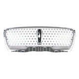Grille Front Satin Mesh Elongated Vertical Pattern Withchrome Outer Molding Without Camera For Lincoln Aviator 2020-2024(FO1200662)