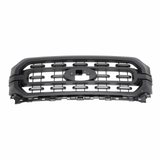 Grille Front Black Textured For Xl Without Stx Pkg For Ford Pickup F150&nbsp; - &nbsp;2015-2020 2021-2023(FO1200669)