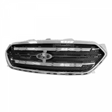 Grille Surearound Chrome Withblack Mesh Exclude Sho Model For Ford Taurus 2013-2019(FO1202104)