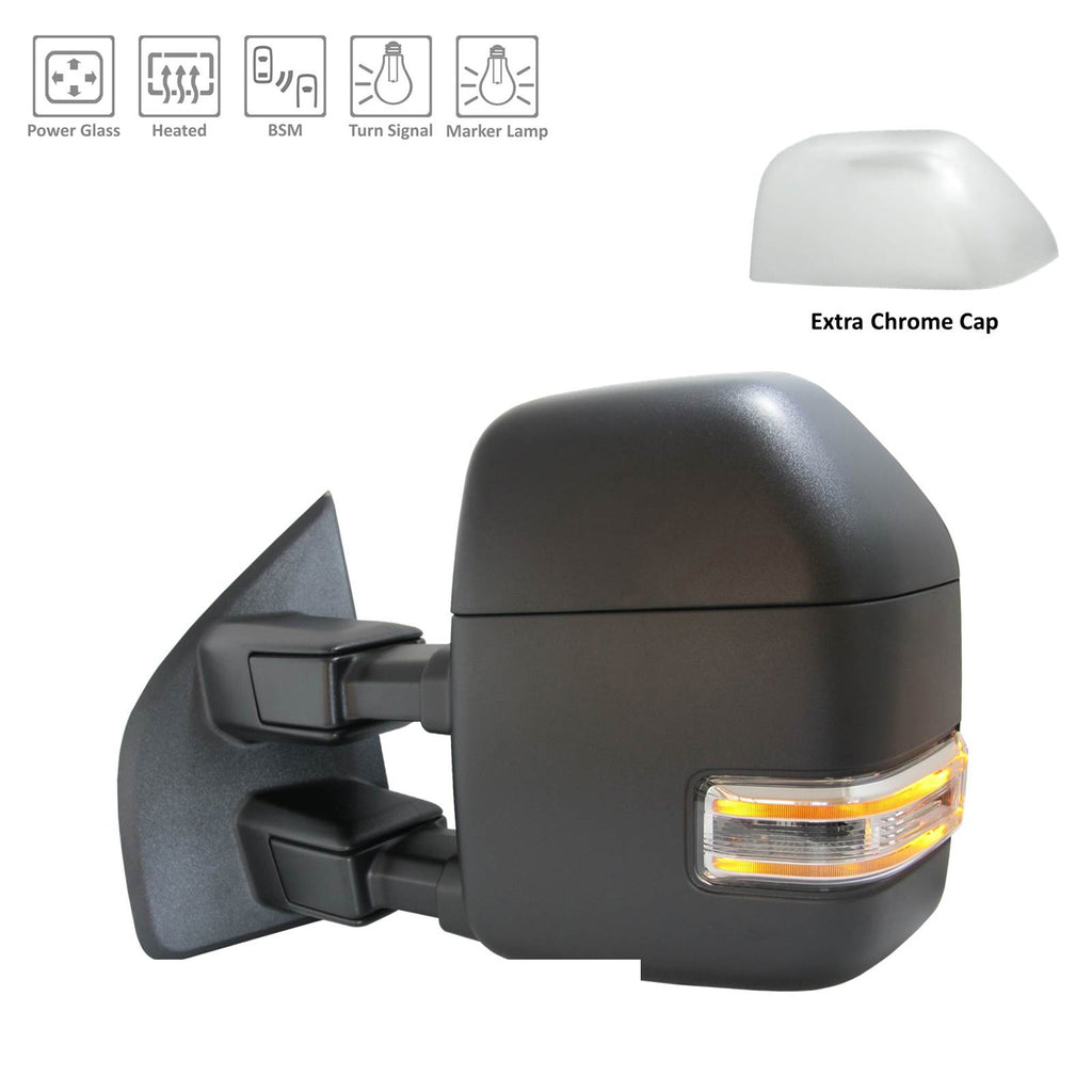 Driver Side Power Tow Door Mirearor For Ford Pickup Ford Superduty 2017-2022(FO1320609)