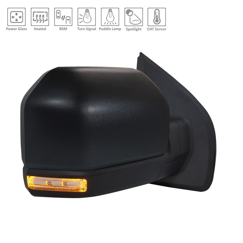 Passenger Side Power Door Mirearor For Ford Pickup F150 2019-2020(FO1321656)