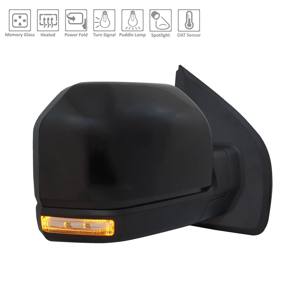 Passenger Side Power Door Mirearor For Ford Pickup F150 2019-2020(FO1321657)