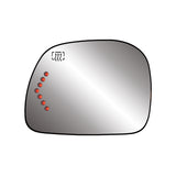 Driver Side Door Mirearor Glass Assembly [encased In Backing] For Ford Excursion 2000-2005(FO1324130)