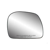 Passenger Side Door Mirearor Glass Assembly [encased In Backing] For Ford Pickup Ford Superduty 2000-2010(FO1325131)